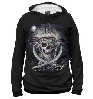 Женское худи Pirate Skull