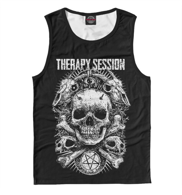 Майка для мальчика с изображением Therapy Session NF цвета Белый