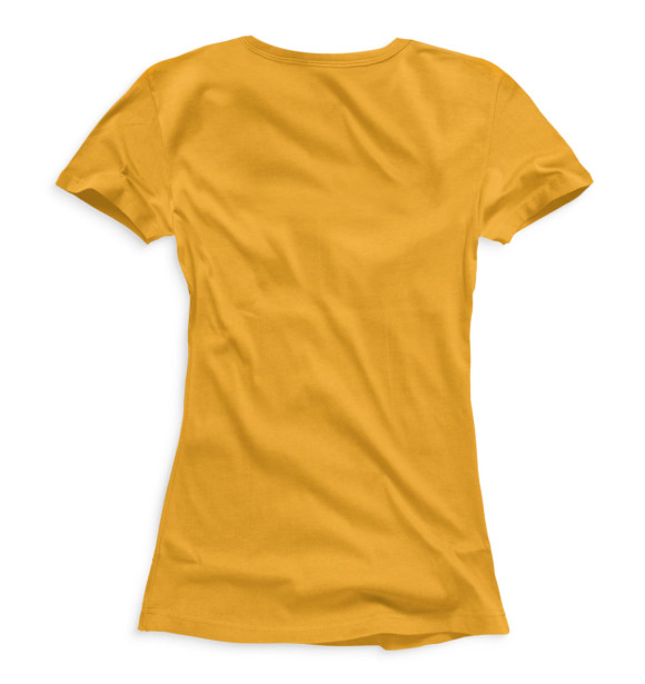 Женская футболка с изображением Восход цвета Белый