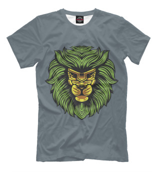 Мужская футболка Зеленая грива