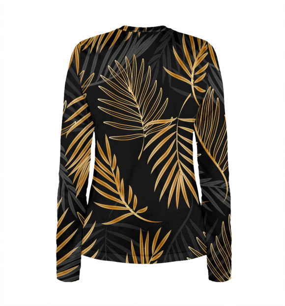 Женский лонгслив с изображением Tropic цвета Белый