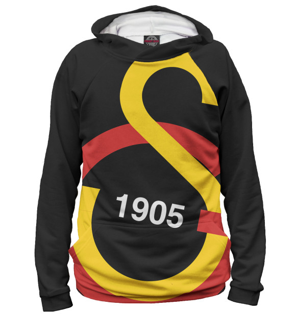 Женское худи с изображением Galatasaray цвета Белый