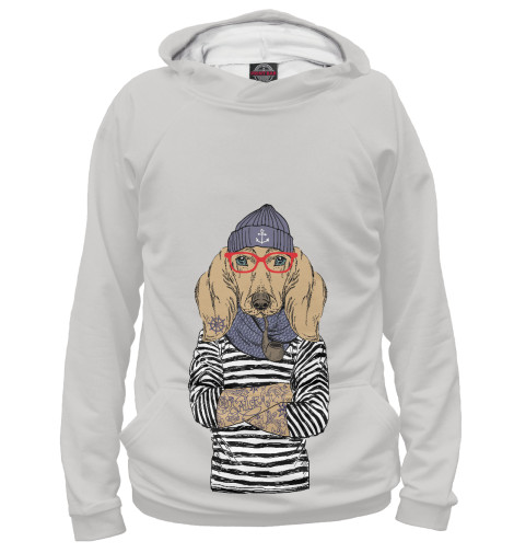 

Худи Print Bar, Белый, Таксы Boy and Girl