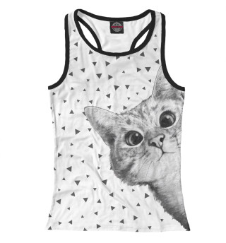 Подглядывающий кот