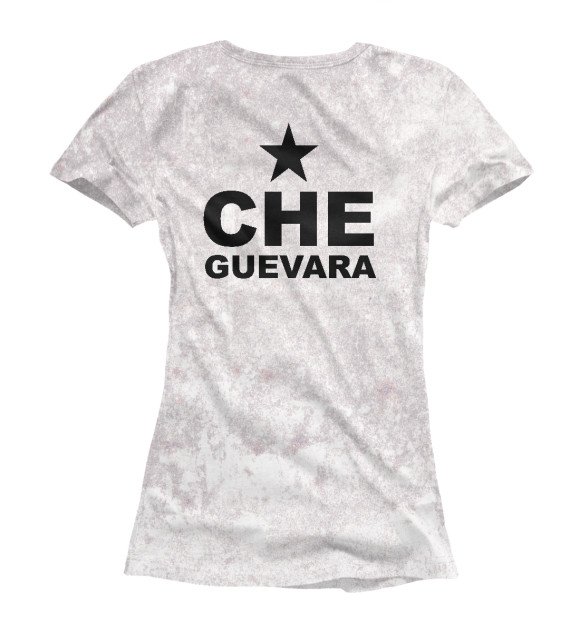Женская футболка с изображением CHE GUEVARA цвета Белый