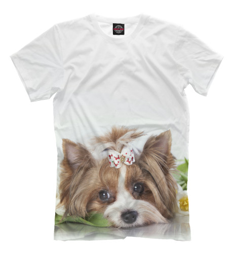 

Футболки Print Bar, Молочно-белый, Йоркширский терьер