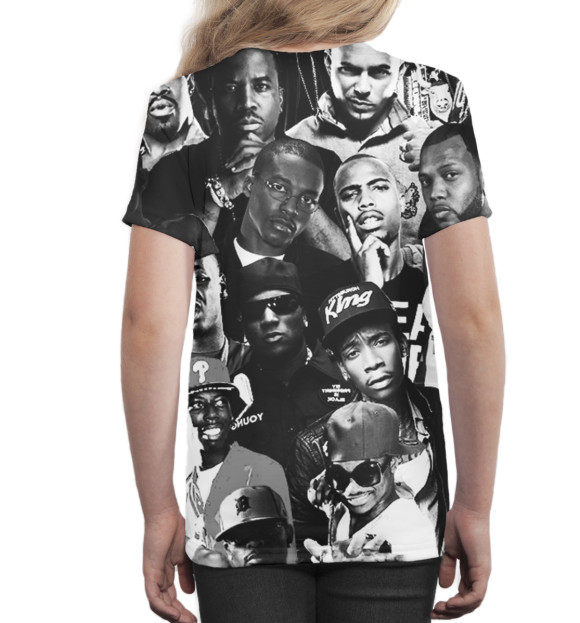 Футболка для девочек с изображением This is Hip-Hop цвета Белый