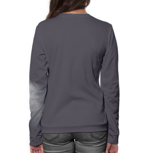 Женский свитшот с изображением Скриптонит цвета Белый