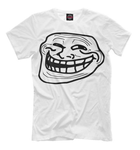 

Футболки Print Bar, Молочно-белый, Троль