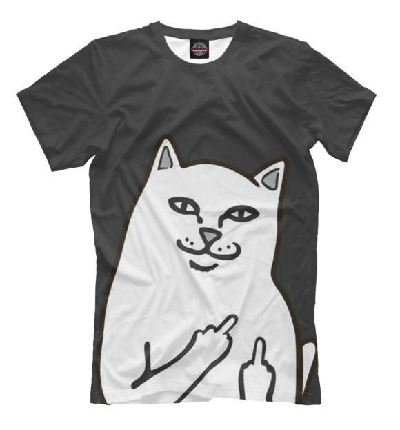 Футболка для мальчиков с изображением RIPnDIP цвета Молочно-белый