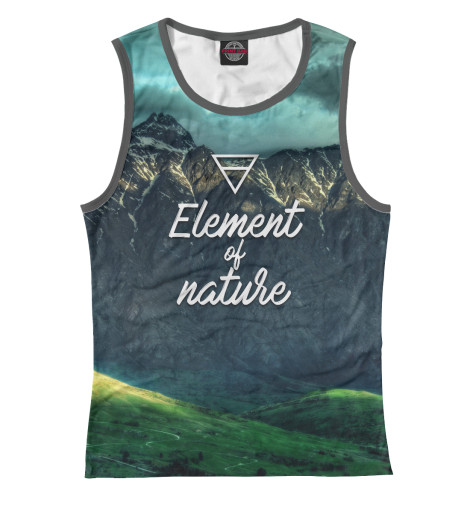 

Майки Print Bar, Белый, Стихия земли