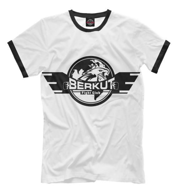 Мужская футболка с изображением Berkut white mum цвета Молочно-белый