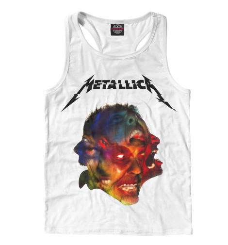 

Майки борцовки Print Bar, Белый, Metallica Hardwired
