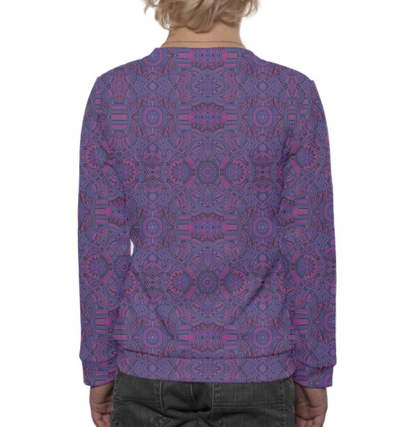 Свитшот для мальчиков с изображением Psychedelic цвета Белый