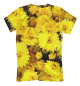 Мужская футболка Желтые цветочки