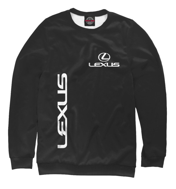 Свитшот для девочек с изображением Lexus цвета Белый