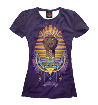 Женская футболка Tupac Pharaoh