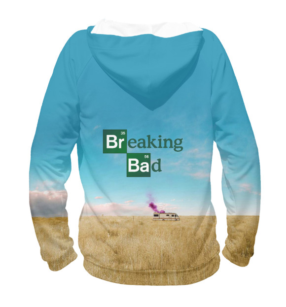 Мужское худи с изображением Breaking bad цвета Белый