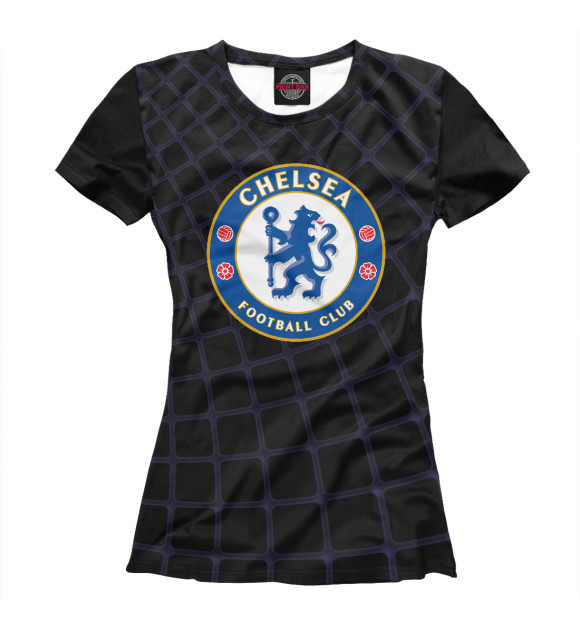 Футболка для девочек с изображением Chelsea FC цвета Белый
