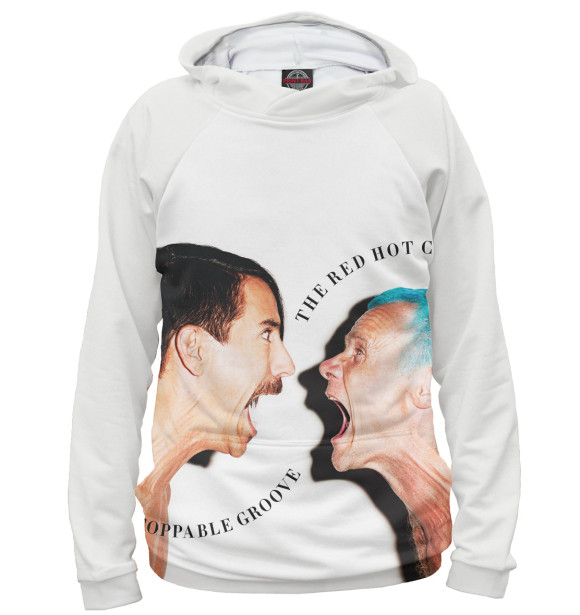 Женское худи с изображением RHCP цвета Белый