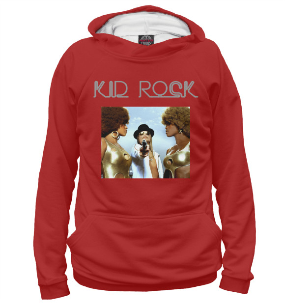 Мужское худи с изображением Kid Rock цвета Белый