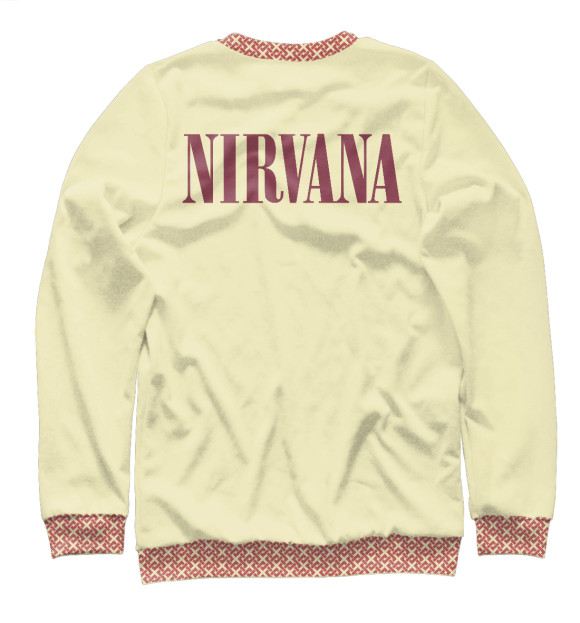 Свитшот для мальчиков с изображением Nirvana (In Utero) цвета Белый