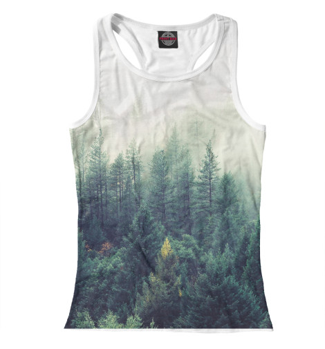 

Майки борцовки Print Bar, Белый, Сибирский лес