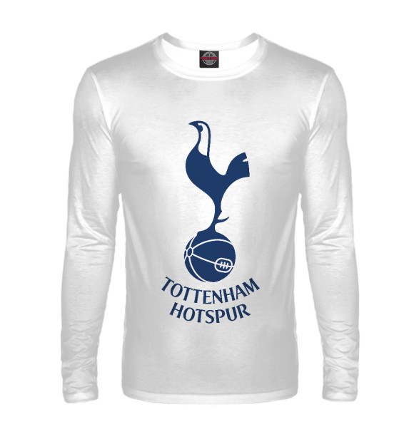 Мужской лонгслив с изображением Tottenham Hotspur цвета Белый