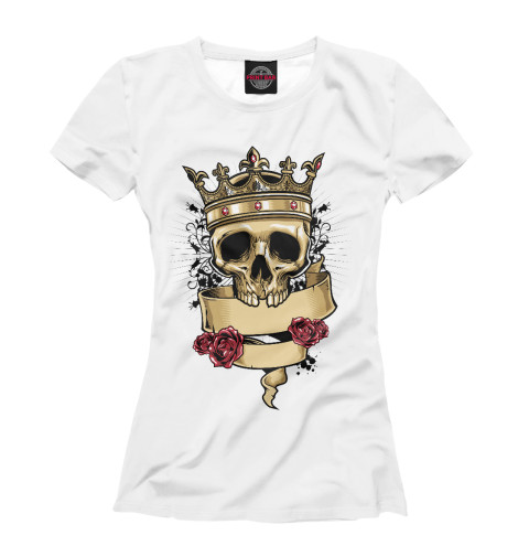 

Футболки Print Bar, Белый, Skull Lord