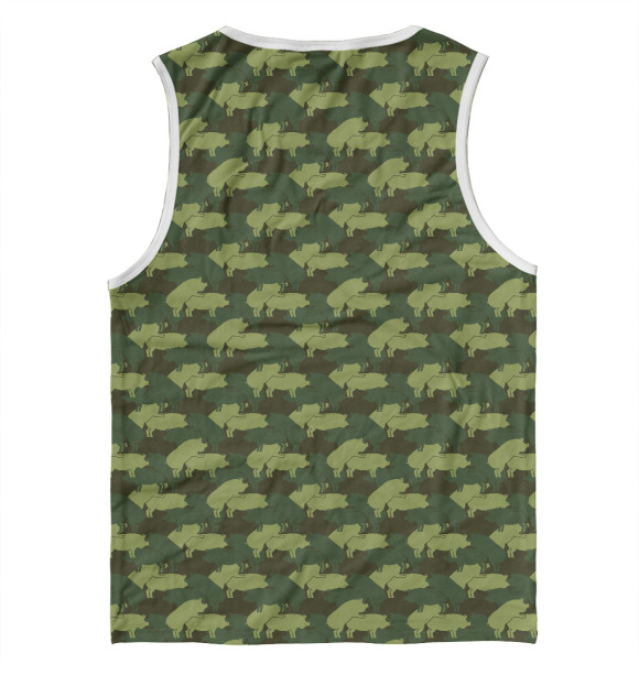 Мужская майка с изображением Грязный секс цвета Белый