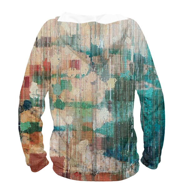 Мужское худи с изображением Впечатление цвета Белый