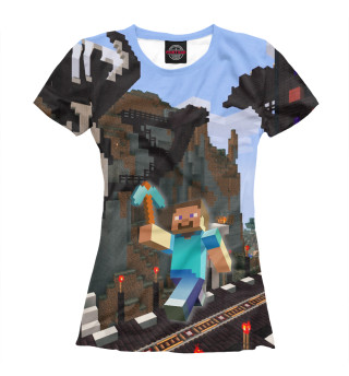 Футболка для девочек Minecraft