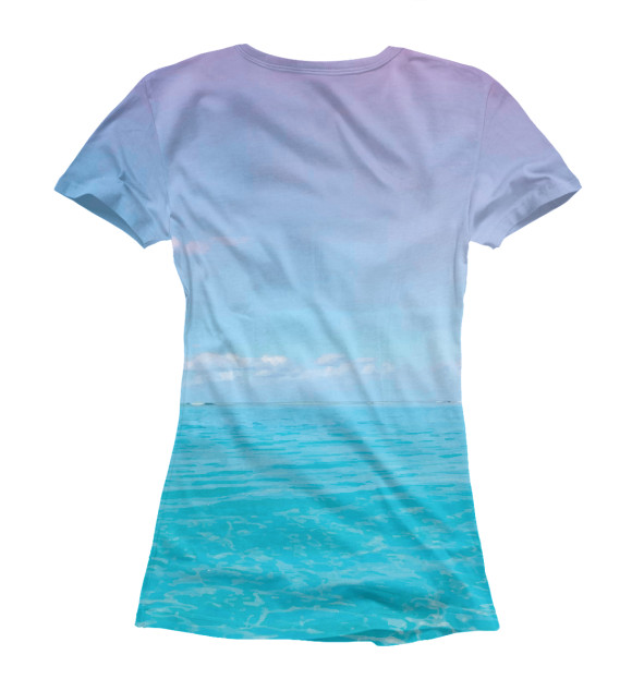 Женская футболка с изображением Пляжный Dark Souls цвета Белый