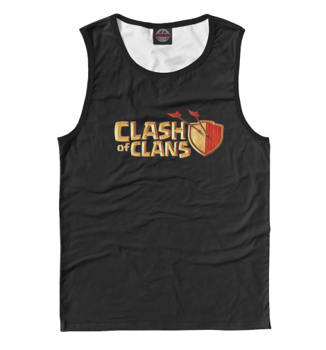 

Майки Print Bar, Белый, Clash of Clans