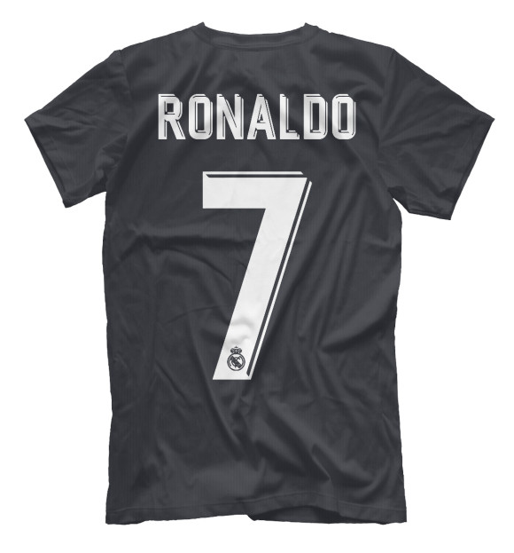 Мужская футболка с изображением Криштиану Роналду Форма Новая Гостевая 2019 цвета Белый