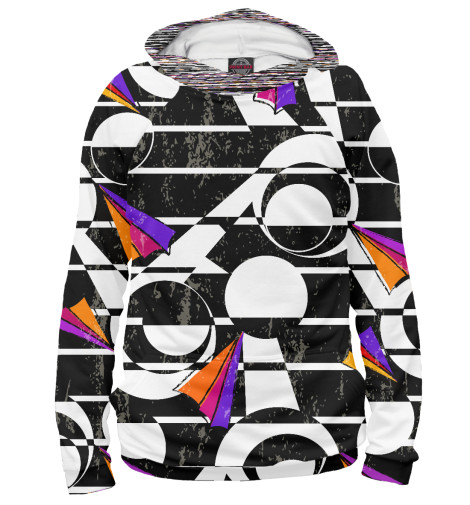 

Худи Print Bar, Белый, Pop art