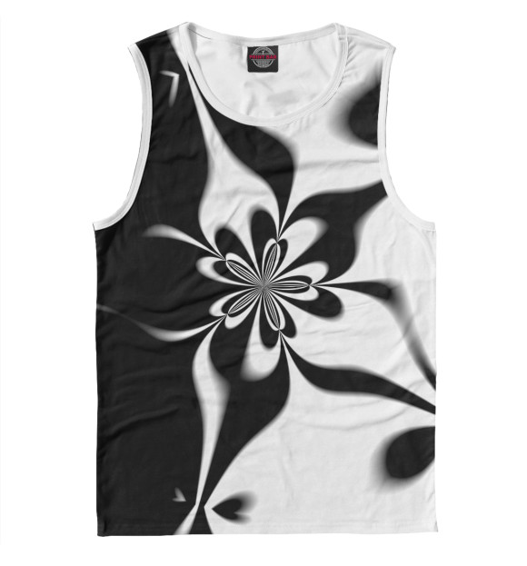Майка для мальчика с изображением Black and White цвета Белый
