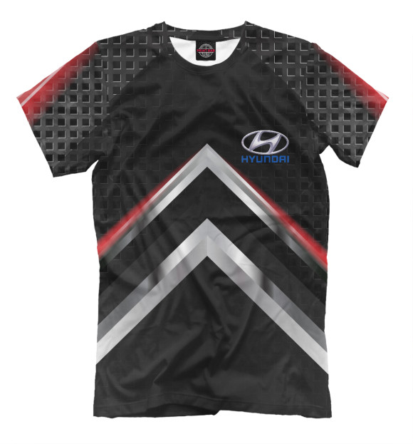 Футболка для мальчиков с изображением HYUNDAI SPORT цвета Черный