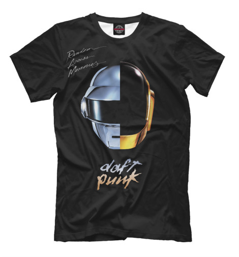 

Футболки Print Bar, Черный, Daft Punk