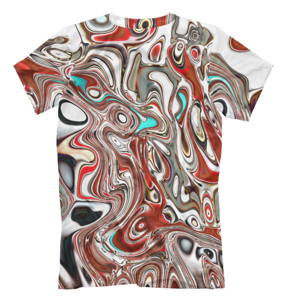 Мужская футболка с изображением Pure Abstraction цвета Белый