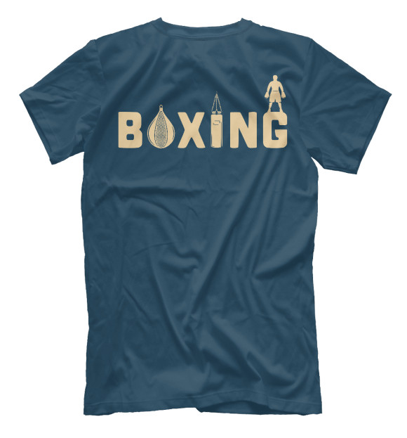 Футболка для мальчиков с изображением Boxing цвета Белый