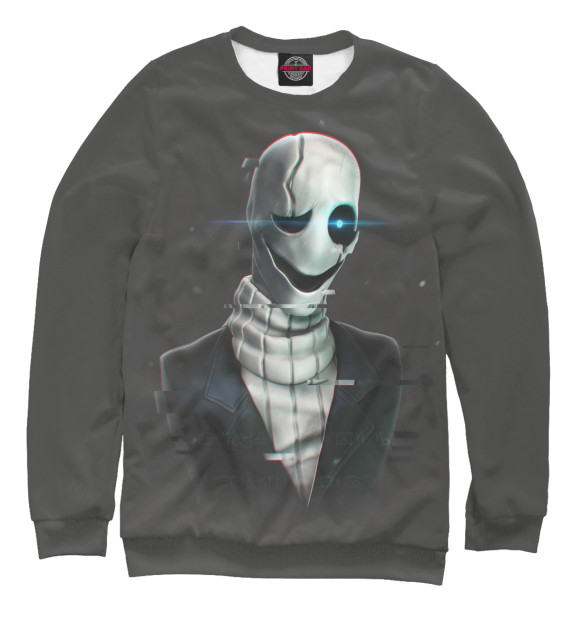 Свитшот для девочек с изображением Undertale Санс цвета Белый