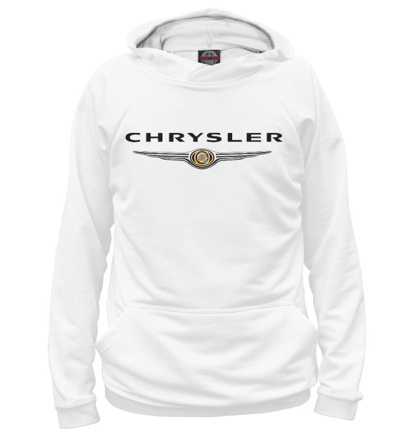 Женское худи с изображением Chrysler цвета Белый