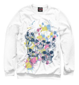 Свитшот для мальчиков Color Skulls