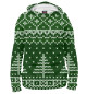 Мужское худи Knitted pattern