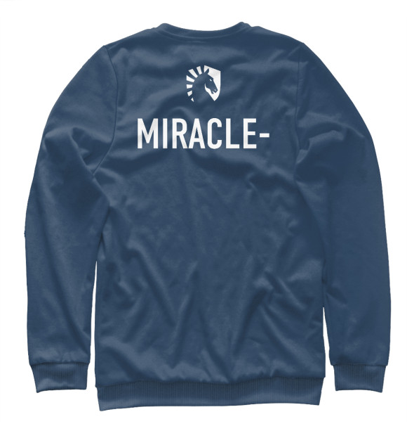 Свитшот для мальчиков с изображением Liquid.Miracle цвета Белый