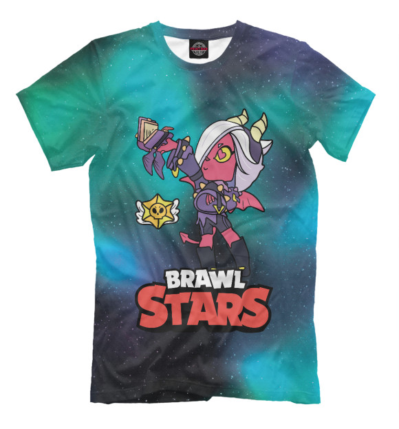 Мужская футболка с изображением Колетт Colette Brawl Stars цвета Белый
