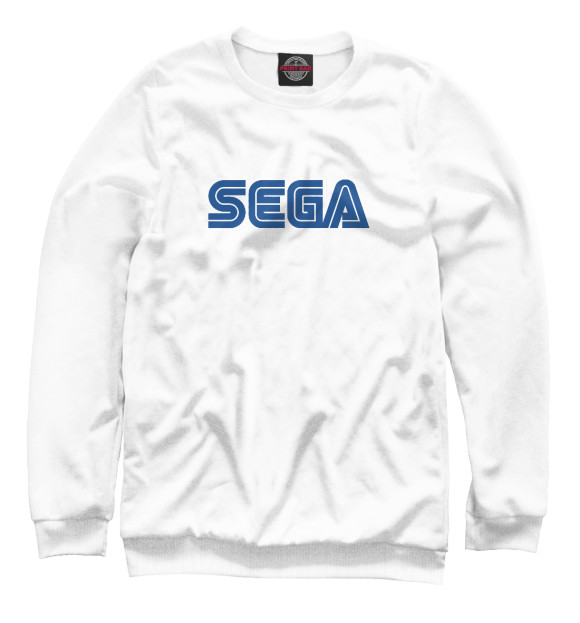 Свитшот для мальчиков с изображением Sega цвета Белый