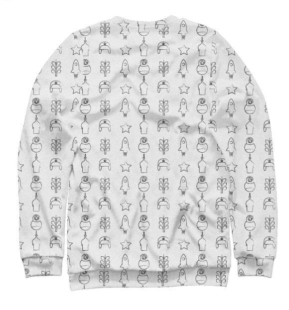 Свитшот для мальчиков с изображением Russian Edition цвета Белый