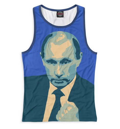 

Майки борцовки Print Bar, Белый, Путин